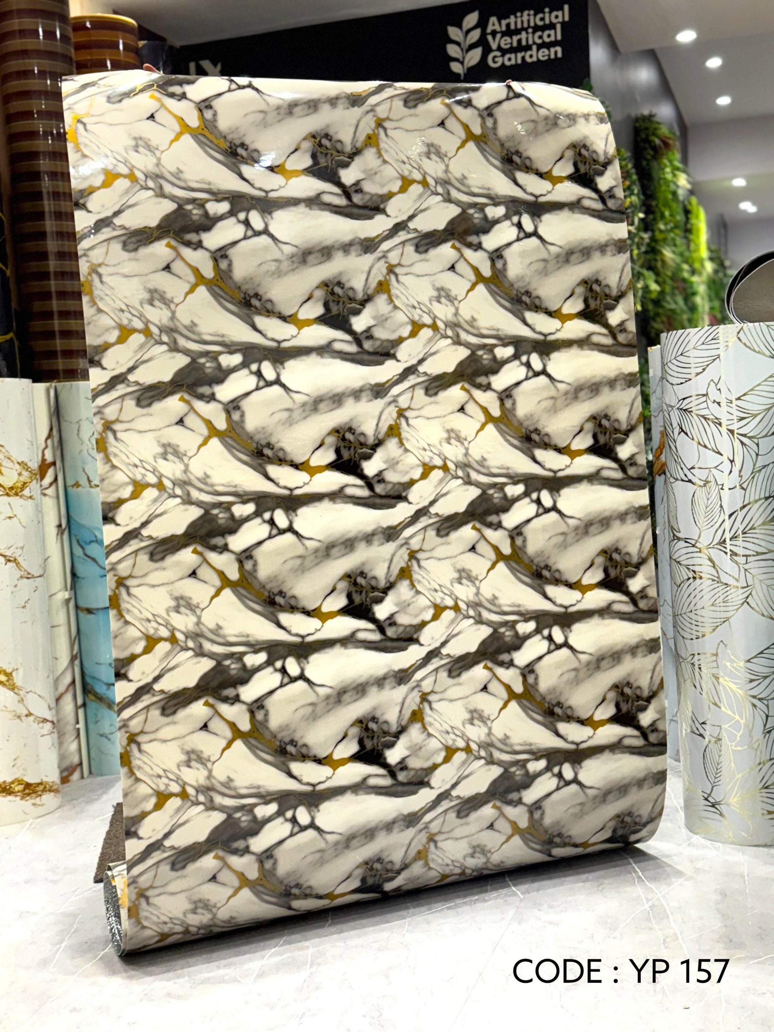 Self Adhesive UV Marble Sheets (size 10 x 4 Feet) YP 157