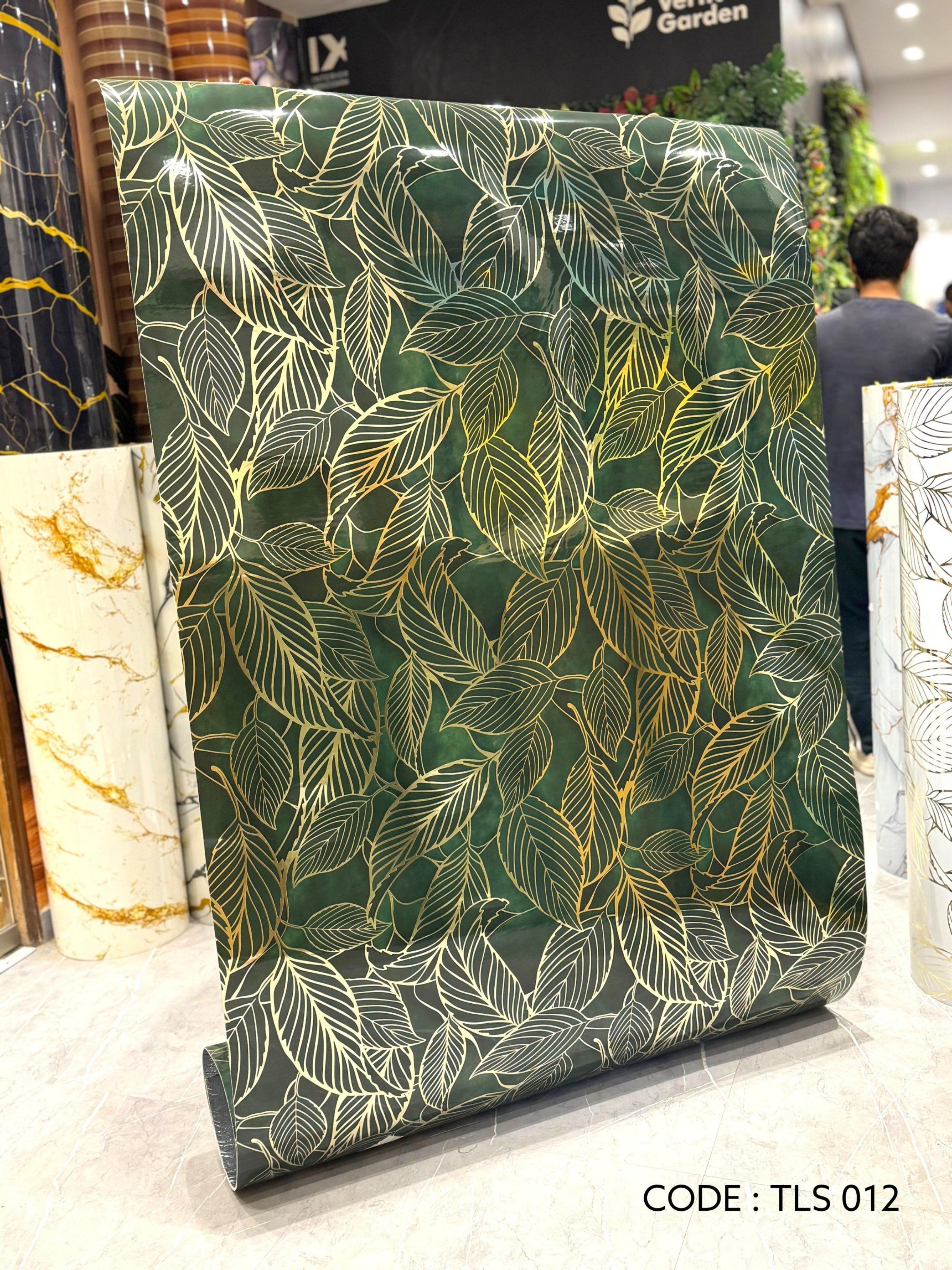 Gold Foil UV Marble Sheets (size 10 x 4 Feet) TLS012