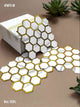 #MT11M - White Hexagon Mosaic Tile (Box of 55Pcs) (1 Tile Coverage Area 0.8 Sq Ft)