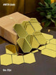 #MT29 Golden Geometrical Glass Mirror Mosaic Tile (Box of 22 Pcs) (1 Tile Coverage Area 1 Sq Ft)