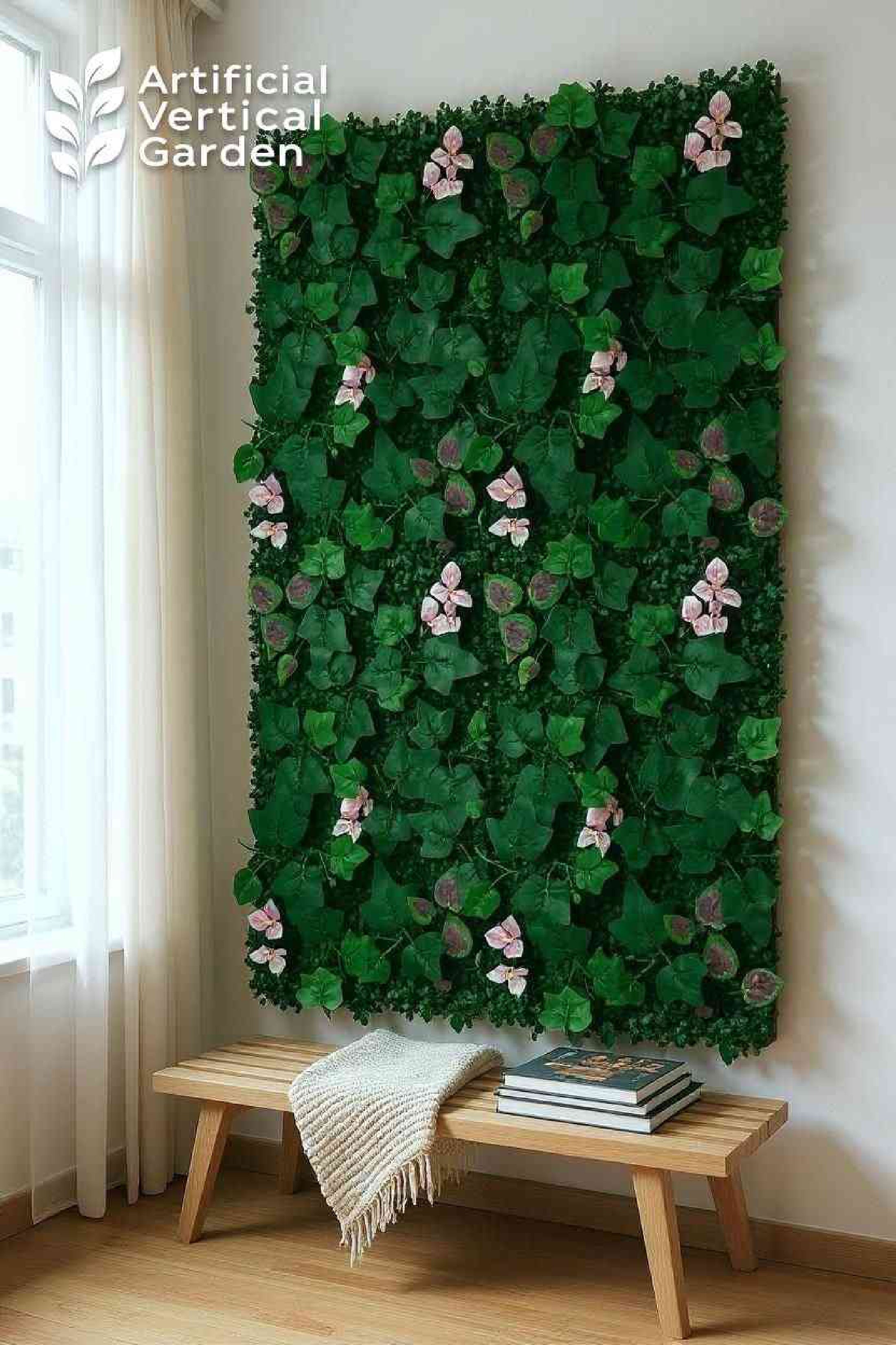 CR-F Artificial Grass Vertical Garden Sheet (Min 10pcs) (Size 16 x 24 Inches)