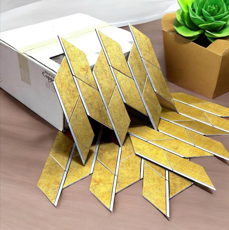 #MT09 LW - Decorative Mosaic Tiles (Box of 55pcs) (1 Tile Coverage Area 0.7 Sq Ft) SWASTIK CREATIONS The Trend Point