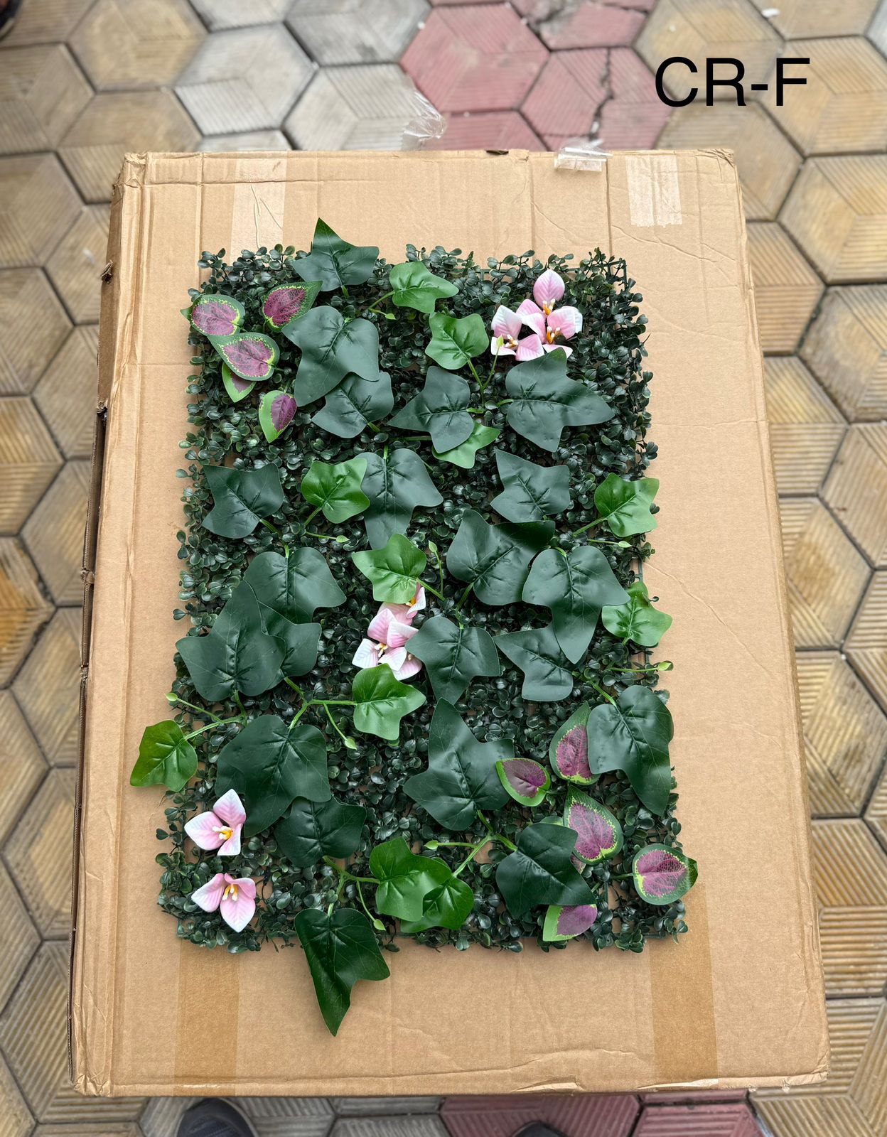 CR-F Artificial Grass Vertical Garden Sheet (Pack of 10pcs) (Size 16 x 24 Inches) SWASTIK CREATIONS The Trend Point