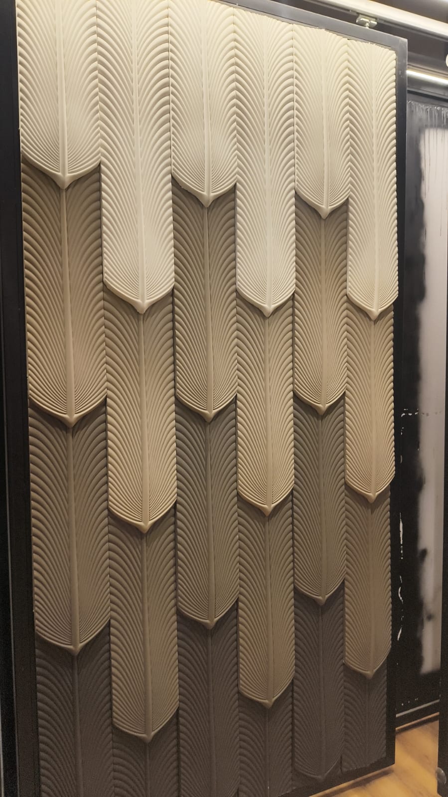 PU 3D Feather Panel (Size 8*36inch) (1 panel Covers Approx. 1.9 Sq Ft) - 5 colors Option