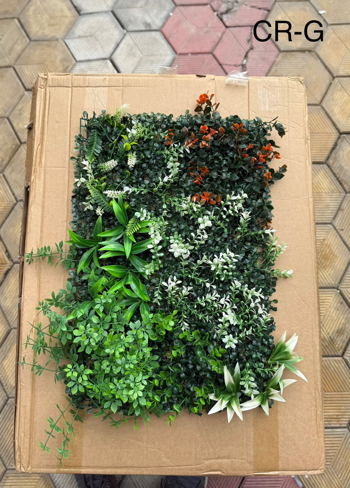 CR-G Artificial Grass Vertical Garden Sheet (Min 10pcs) (Size 16 x 24 Inches)