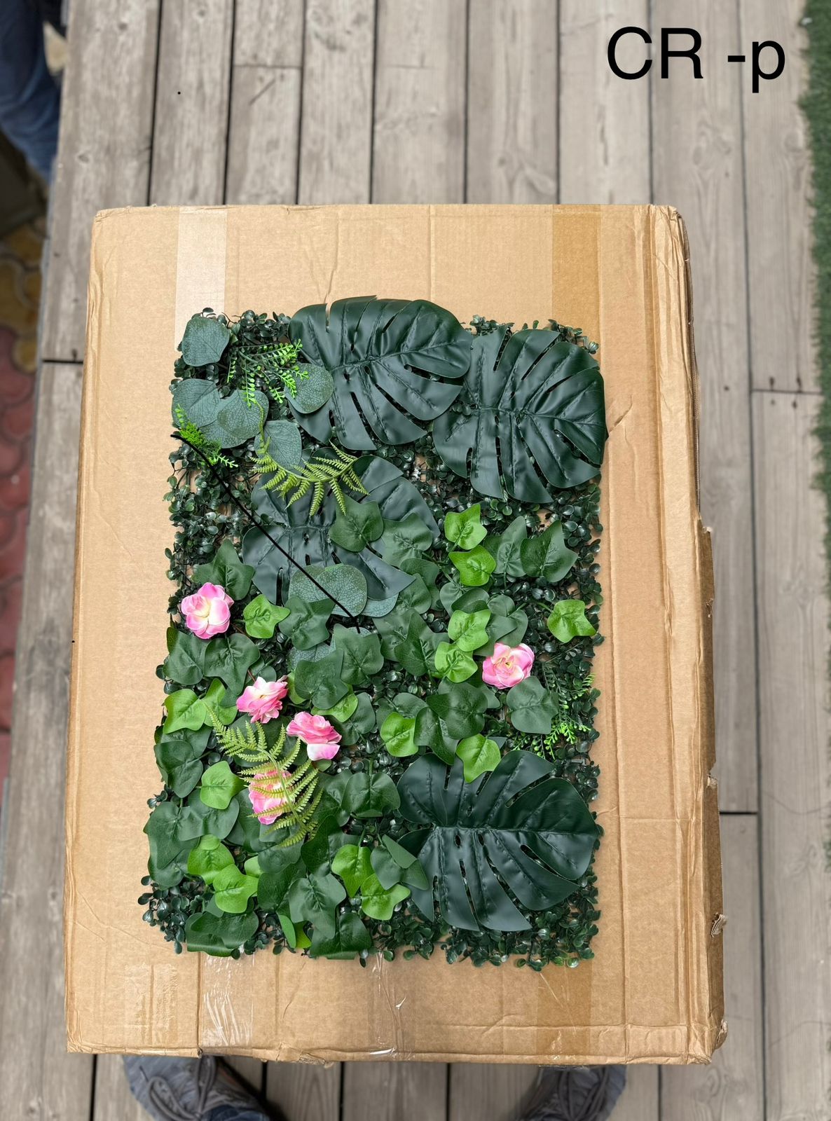 CR-P Artificial Grass Vertical Garden Sheet (Pack of 10pcs) (Size 16 x 24 Inches) SWASTIK CREATIONS The Trend Point