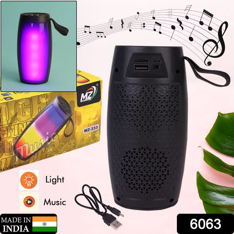 6063 Wireless Bluetooth Speaker Disco light Speaker For Traveling , Party ,  Home & Office Use Best Speaker - SWASTIK CREATIONS The Trend Point