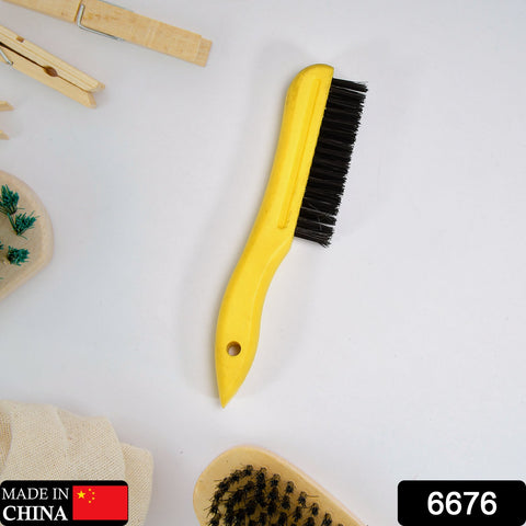 6676 Steel Wire Brush Cleaning Rust And Paint Removing Tool - SWASTIK CREATIONS The Trend Point