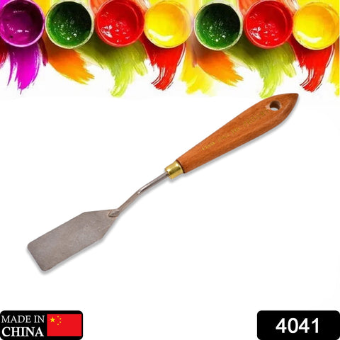 4041 Stainless Steel Artists Palette Knife, Spatula Palette Knife Paint Mixing Scraper, Thin and Flexible Art Tools for Oil Painting, Acrylic Mixing, Etc - SWASTIK CREATIONS The Trend Point