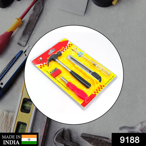 9188 Professional Utility Cutter Set Screw Drivers, Hammer and Cutter - SWASTIK CREATIONS The Trend Point