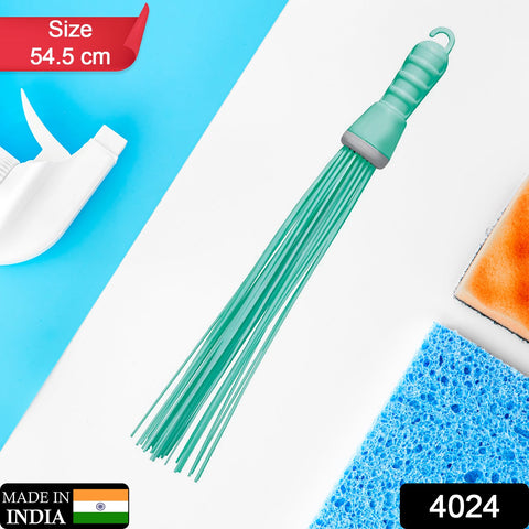 4024 Plastic Hard Bristle Broom for Bathroom Floor Cleaning and Scrubbing, Wet and Dry Floor Cleaning - SWASTIK CREATIONS The Trend Point
