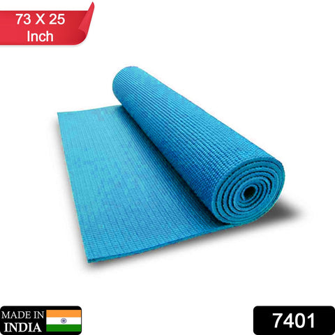 7401 Yoga Mat, Exercise Mat for Workout, Yoga Fitness Pilates and Meditation - SWASTIK CREATIONS The Trend Point
