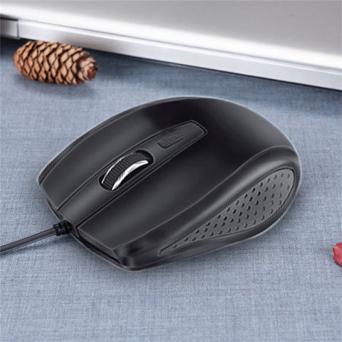 1422 Wired Mouse for Laptop and Desktop Computer PC With Faster Response Time (Black) - SWASTIK CREATIONS The Trend Point