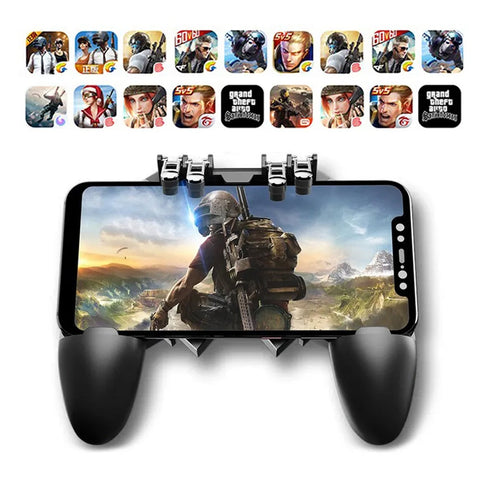 4909 Portable Mobile Game Pad Controller with 4 Triggers For All Games Use of Survival Mobile Controller - SWASTIK CREATIONS The Trend Point