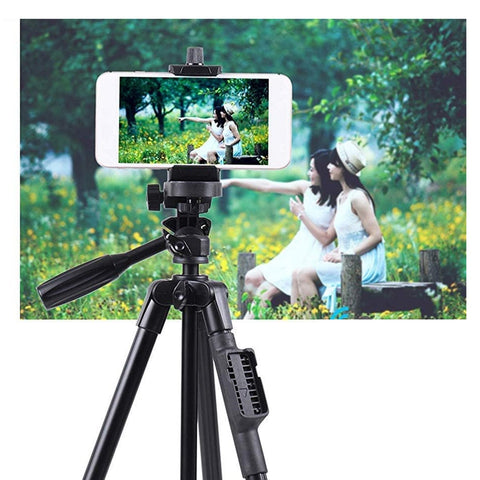 1466 Aluminum Alloy Tripod 3120A Stand Holder for Mobile Phones & Camera Tripod Kit - SWASTIK CREATIONS The Trend Point