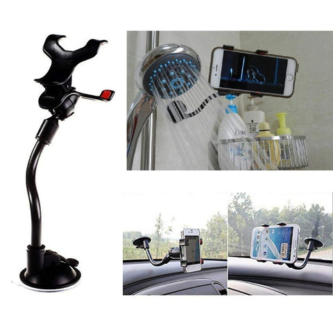 0282B Flexible Mobile Stand Multi Angle Adjustment with 360 Degree Adjustment For Car & Home Use Mobile Stand - SWASTIK CREATIONS The Trend Point