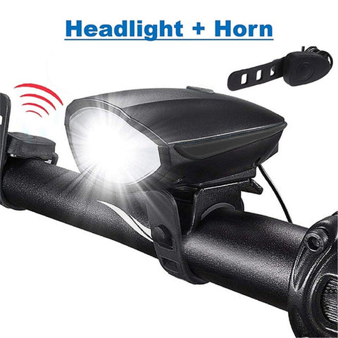 1718 Bicycle Horn with LED Light Work On Battery - SWASTIK CREATIONS The Trend Point