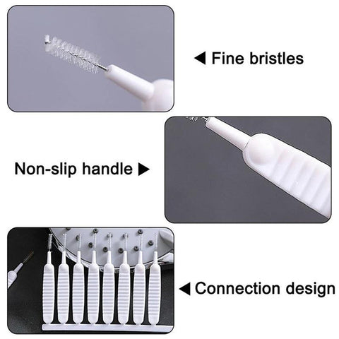 4985 10pcs Shower Nozzle Cleaning Brush, Reusable Multifunctional Shower Head Anti-Clogging Small Brush - SWASTIK CREATIONS The Trend Point