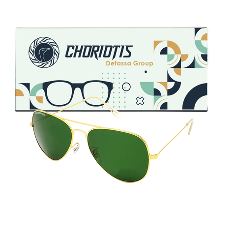 Choriotis-3026 Astor Aviator Green-Gold Sunglasses For Men & Women~CT-3026 - SWASTIK CREATIONS The Trend Point