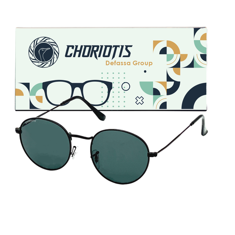 Choriotis-3447 Velaryon Round Black-Black Sunglasses For Men & Women~CT-3447 - SWASTIK CREATIONS The Trend Point