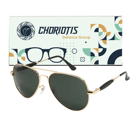 Choriotis-3517 Airospace Aviator Black-Gold Sunglasses For Men & Women~CT-3517 - SWASTIK CREATIONS The Trend Point