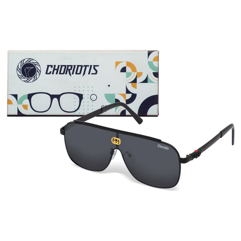 Choriotis-0039 Ghostman Square Black-Black Sunglasses For Men & Women~CT-0039 - SWASTIK CREATIONS The Trend Point