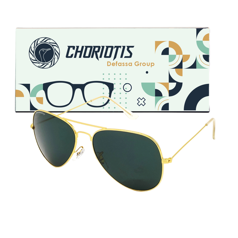 Choriotis-3026 Astor Aviator Black-Gold Sunglasses For Men & Women~CT-3026 - SWASTIK CREATIONS The Trend Point
