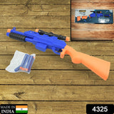 4325  Big Plastic Toy Gun for Kids - 22 Inch Gun Toy for Kids Shooting Gun with 6 fence arrows Kids Toy Return Gift Item, Shot Air Gun For Diwali Gift, Birthday Gift (22Inch)