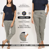 Women's CAMBRIC cotton PANT - SWASTIK CREATIONS The Trend Point
