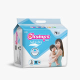 0959 Champs Soft and Dry Baby Diaper Pants 74 Pcs (Medium Size  M74)