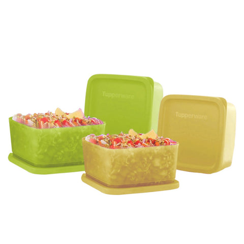 Tupperware CUBIX650ML Set of 4-RC,FP - SWASTIK CREATIONS The Trend Point