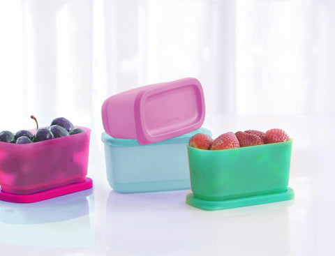 Tupperware CUBIX MINI RECTANGLE - 250 ML - SF4 - SWASTIK CREATIONS The Trend Point
