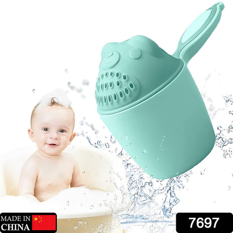 7697 Baby Shampoo Shower Cup Safe Soft Bathing Water Scorpion Baby Bath Tumbler Hair Washing Mug Rainer - SWASTIK CREATIONS The Trend Point