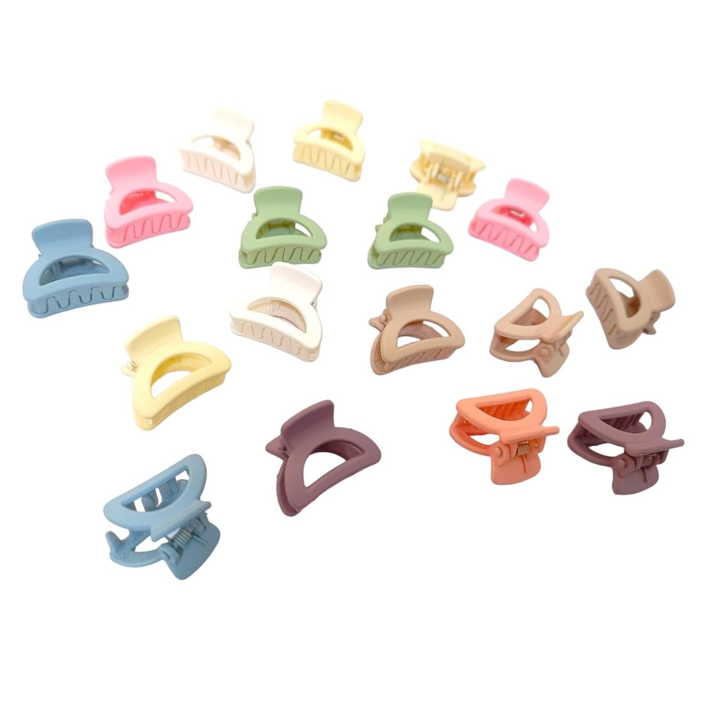 Plastic Small Hair Clips for Girls Kids Hair Accessories (3 Pcs Set / Mix Color & Design) SWASTIK CREATIONS The Trend Point