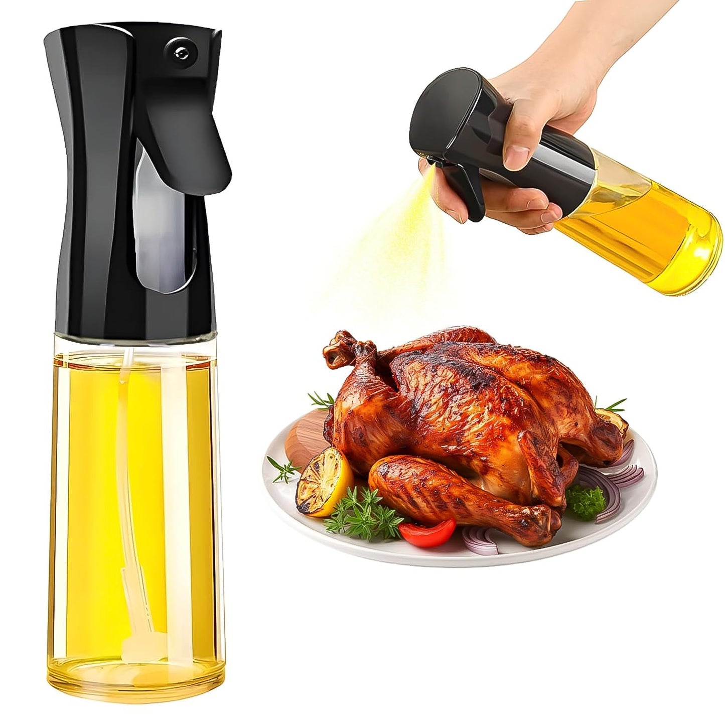 Multi-Purpose Plastic Oil Spray Bottle for Cooking SWASTIK CREATIONS The Trend Point