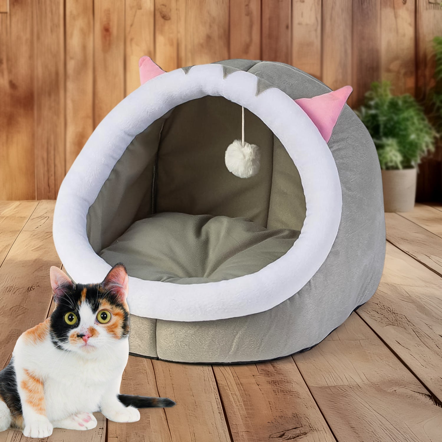 Cat / Dog Bed for Indoor Cats (1 Pc)