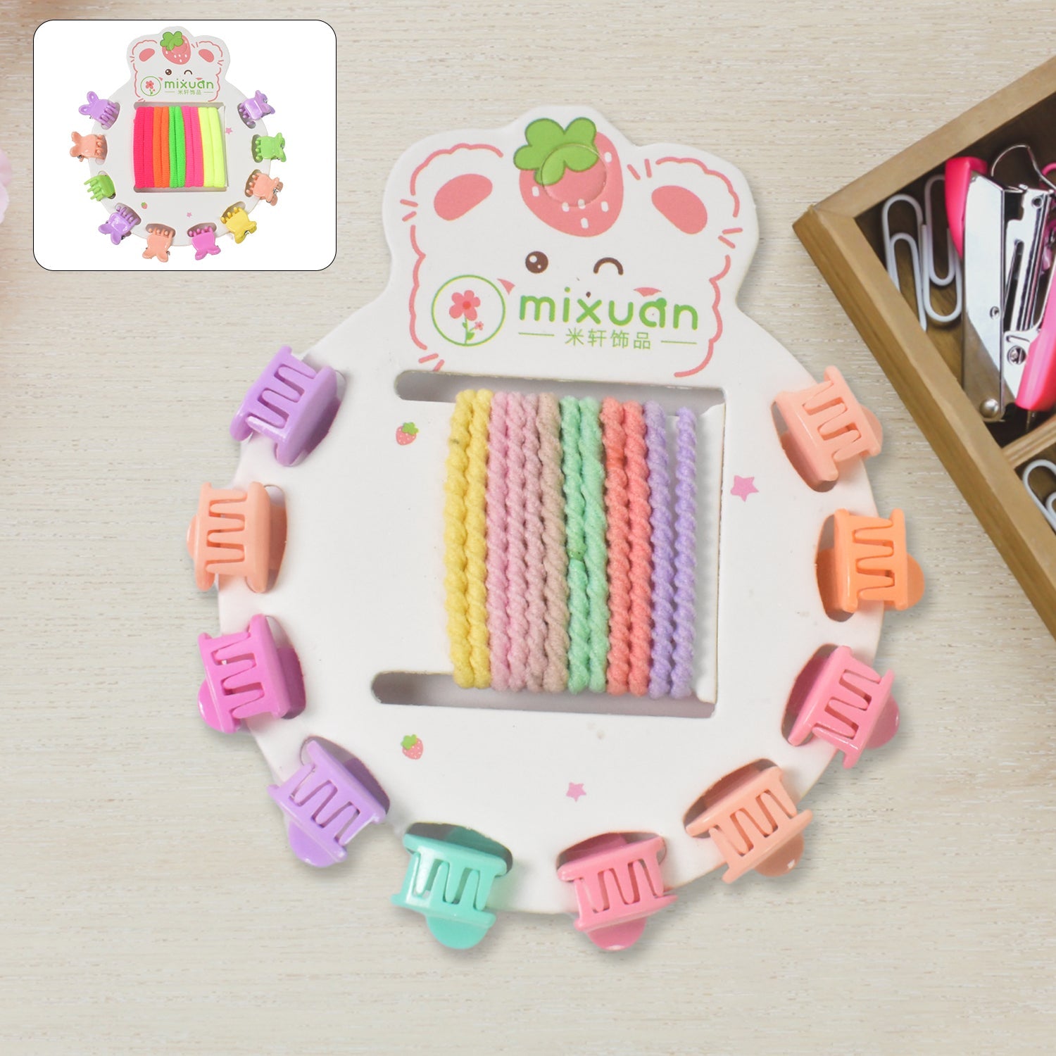 Hair Clips & Hairband for Girls Kids Hair Accessories (22 Pcs Set / Mix Design)