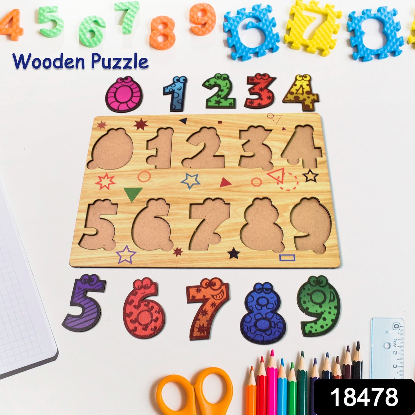 Number Fun Learning Board SWASTIK CREATIONS The Trend Point