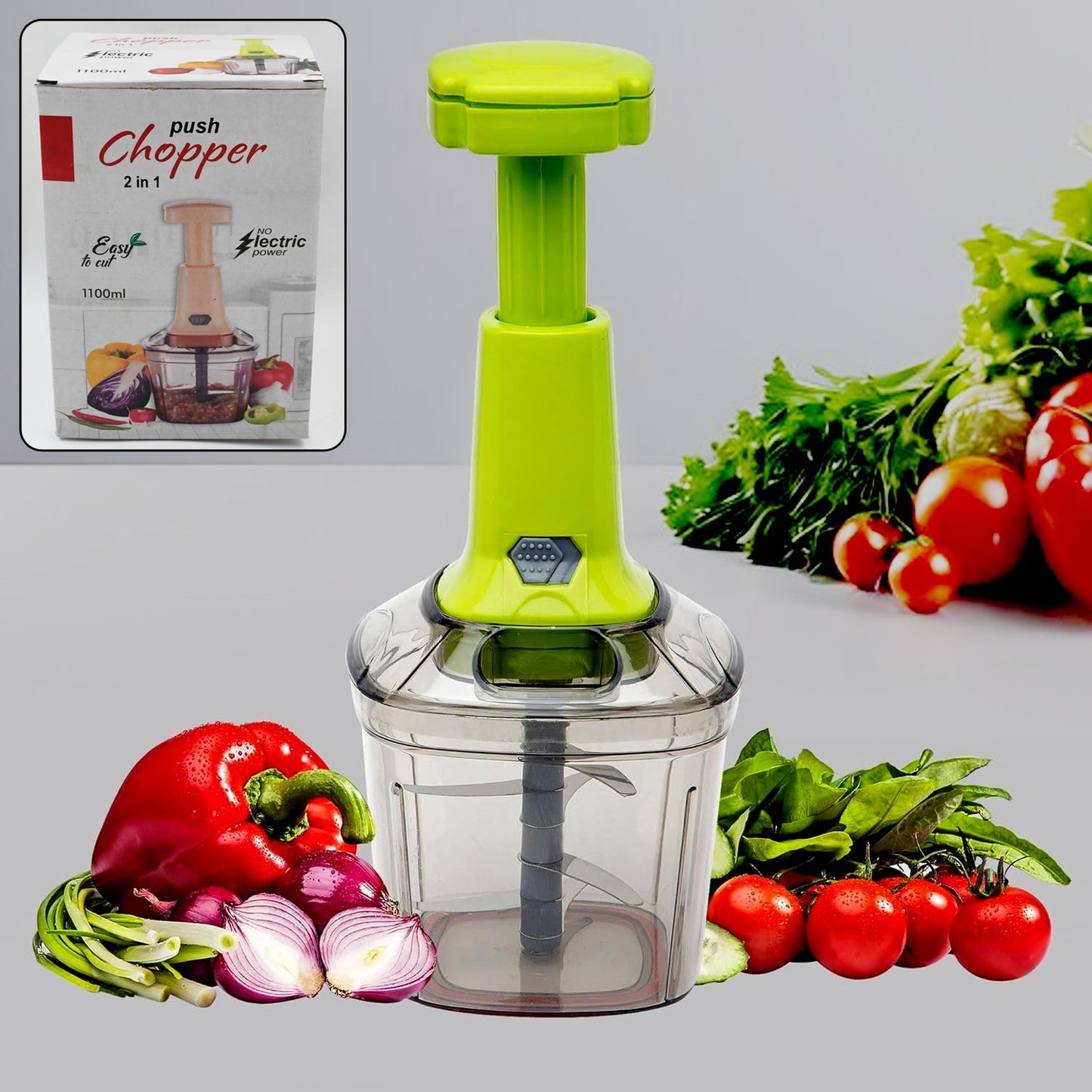 2in1 Press Vegetable Choppers for Kitchen  SWASTIK CREATIONS The Trend Point