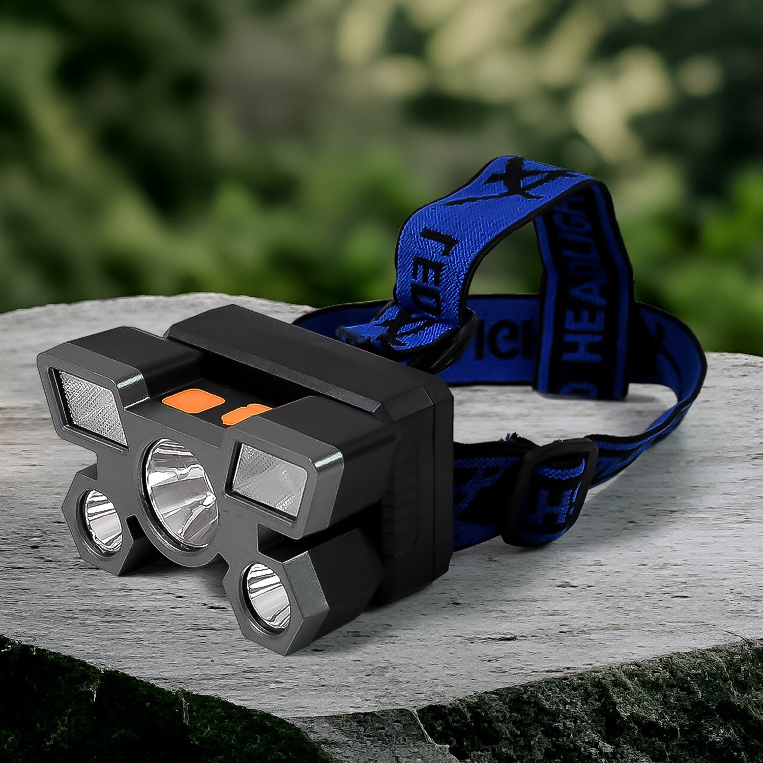 5 LED Headlamp USB Rechargeable Head Light (1 Pc)