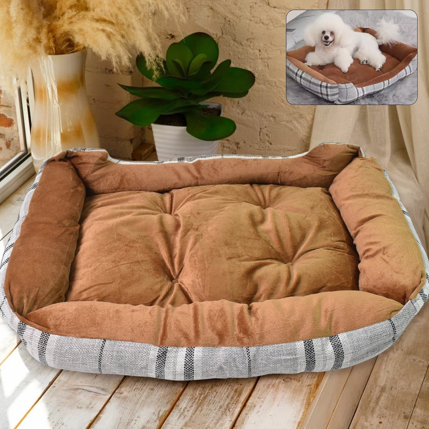 Dog Bed Cat Litter Pet Supplies Dog Mattress for Dog and Cat Beds SWASTIK CREATIONS The Trend Point