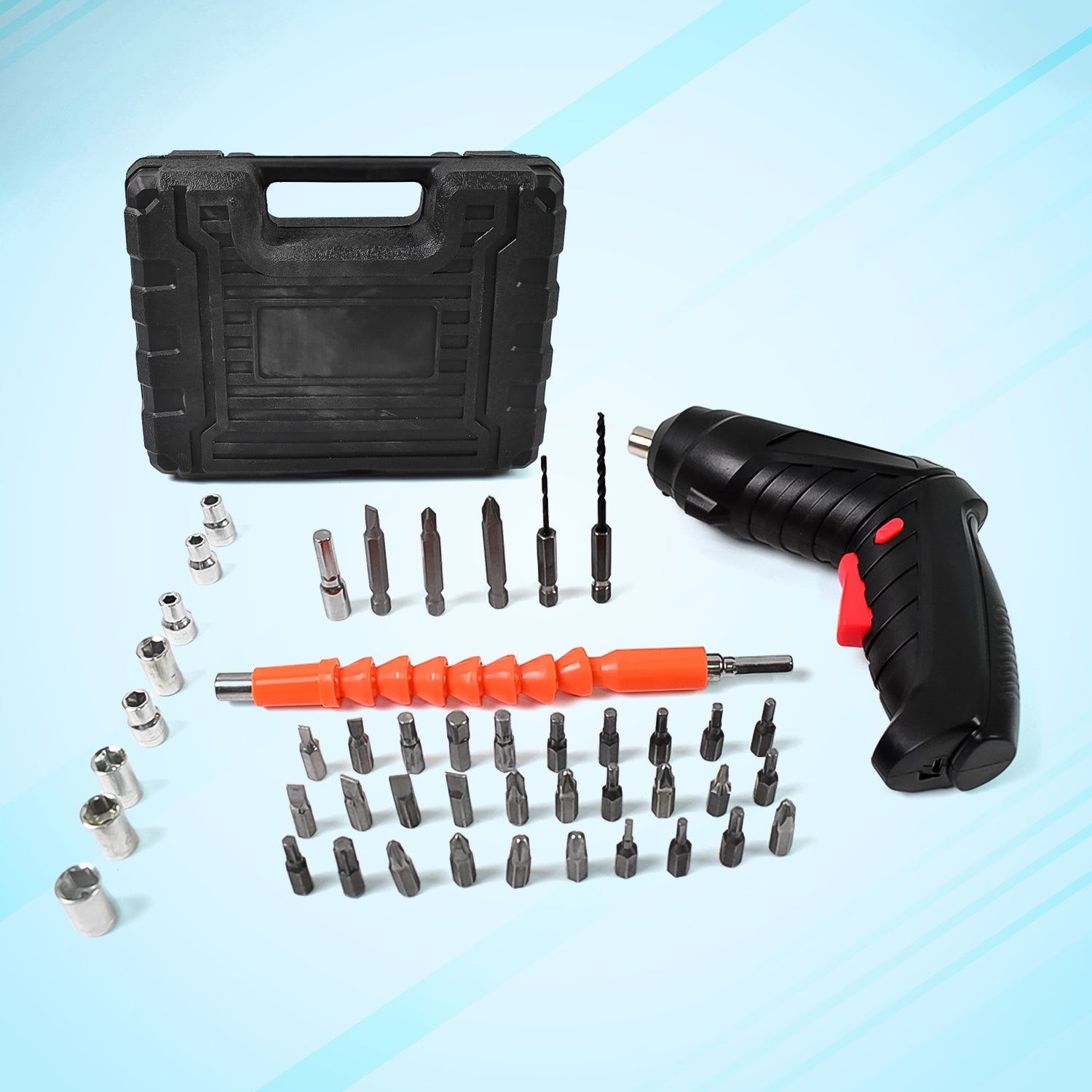 Small Screwdriver with LED Light, Screwdrivers Bit Set (48 Pcs Set)