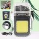 USB Rechargeable Electric Lighter & 3 Modes COB Flashlight (1 Pc)