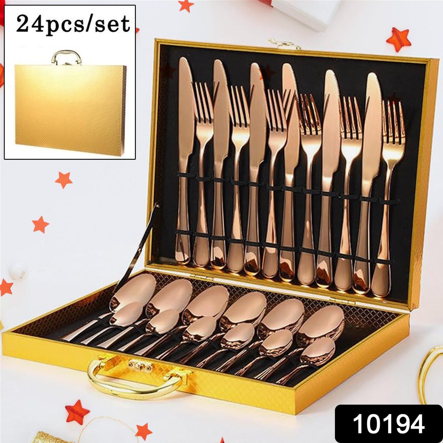 Flatware Set with Gift Box SWASTIK CREATIONS The Trend Point