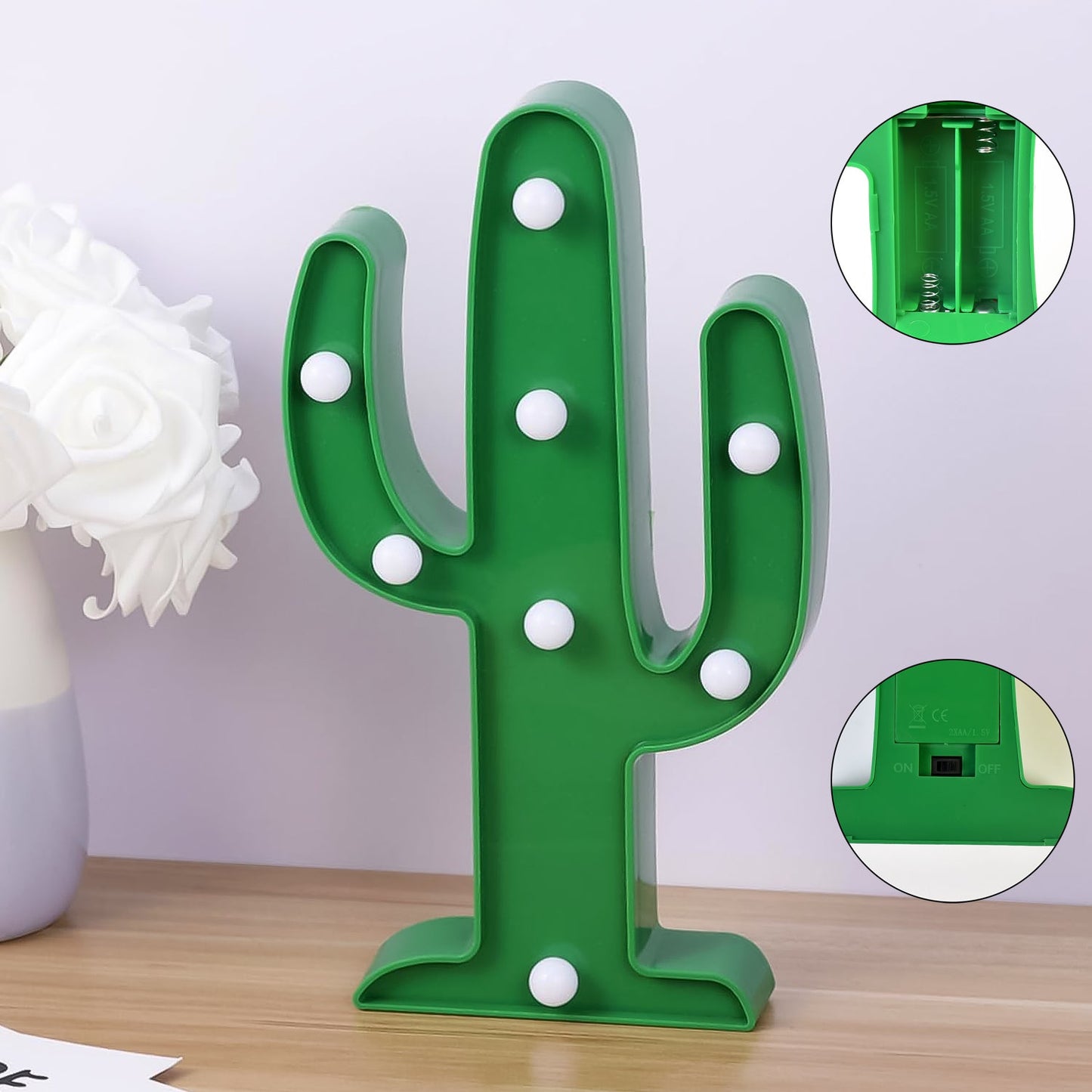 CactusGlow Lamp SWASTIK CREATIONS The Trend Point