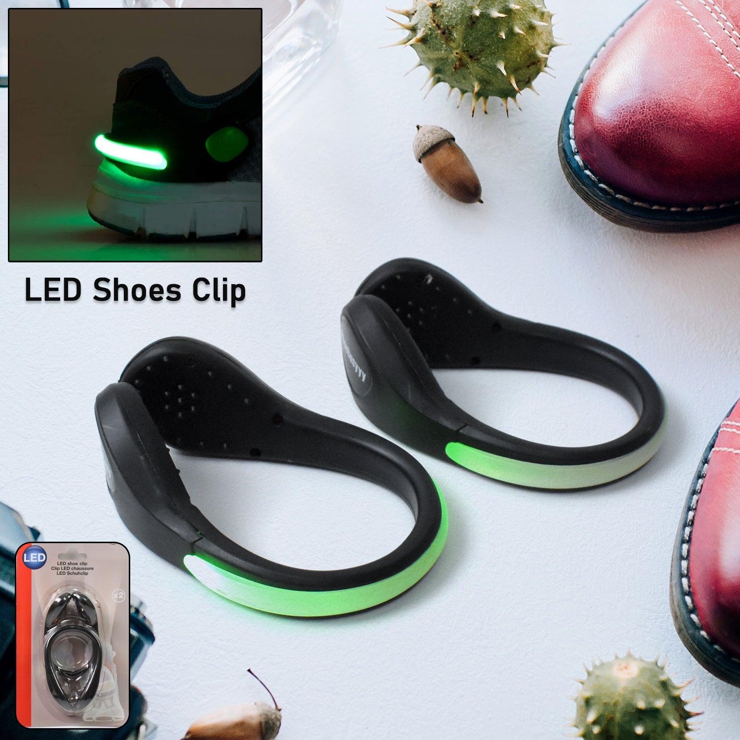 LED Shoes Clip Lights (1 Pair)