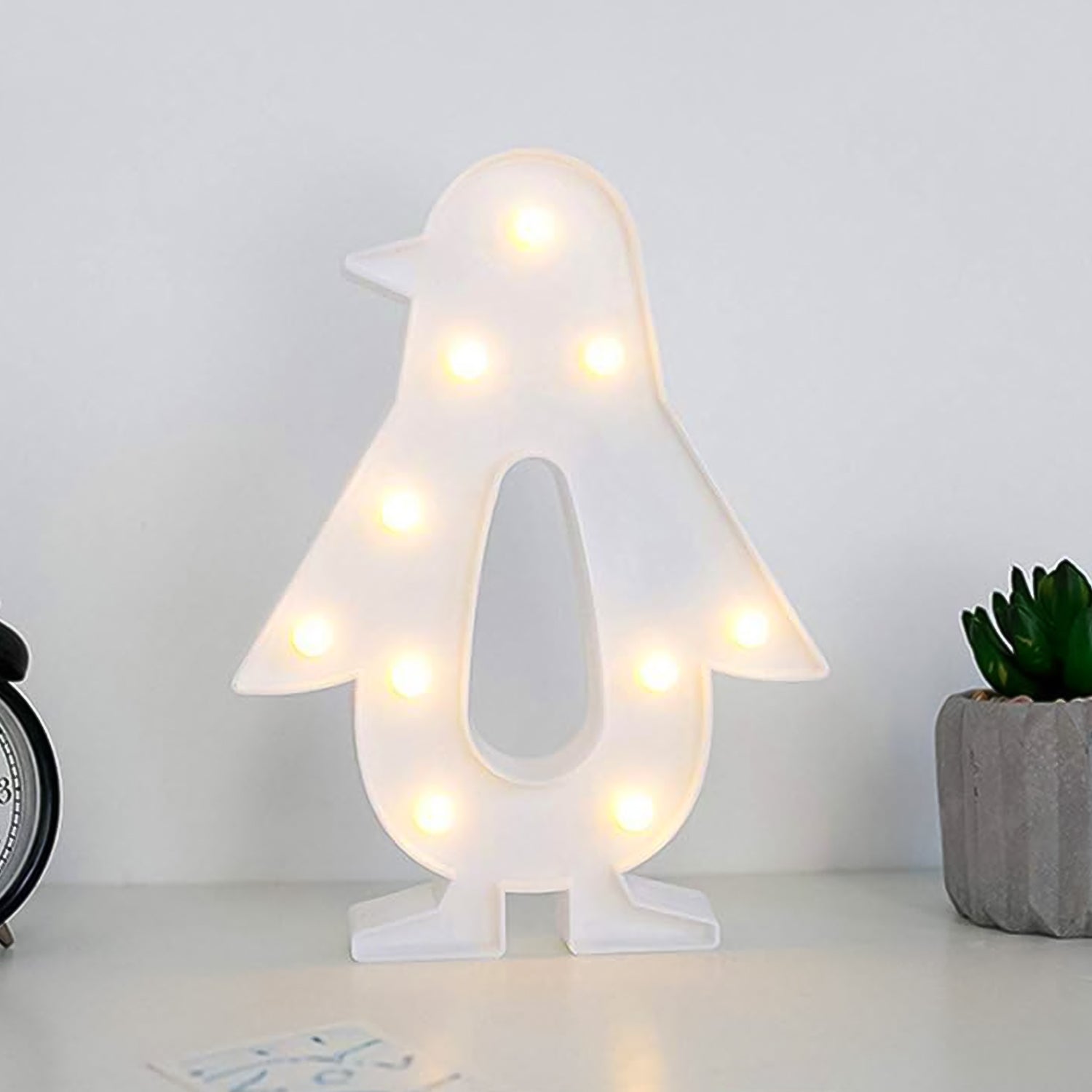 Penguin Shaped Light LED Light Kids Room (1 Pc / Battery Not Included)