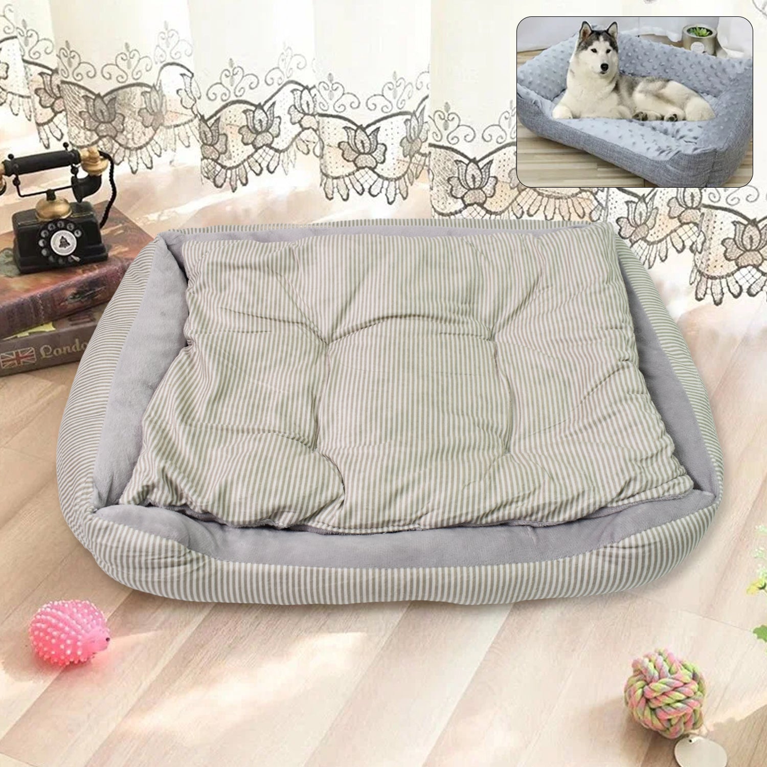 Pet Dog Bed General Thickening Dog Mat Big Warm Dog Bed (1 Pc / 60x50x8 Cm / Big)