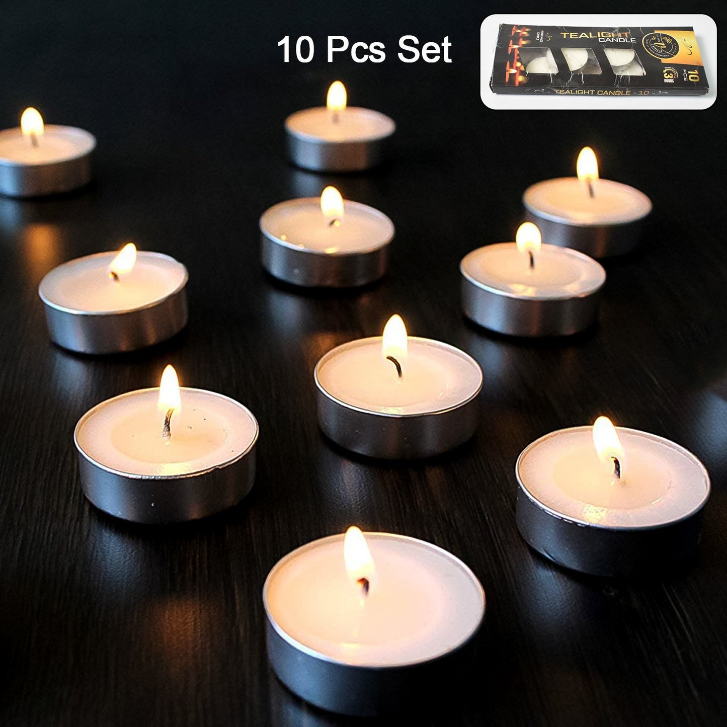 Natural Soy Wax Smokeless Tealight Candles SWASTIK CREATIONS The Trend Point