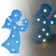 LED Angel Shape Night Light Desk Lamp (1 Pc / Battery Not Included)